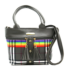 Load image into Gallery viewer, Two In One Multi Color Checks Women Sling Bag - myStore20202019
