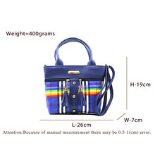 Load image into Gallery viewer, Two In One Multi Color Checks Women Sling Bag - myStore20202019
