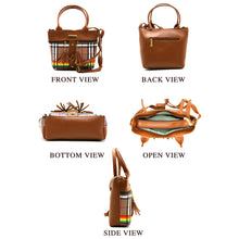 Load image into Gallery viewer, Two In One Multi Color Checks Women Sling Bag - myStore20202019
