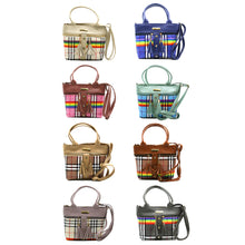 Load image into Gallery viewer, Two In One Multi Color Checks Women Sling Bag - myStore20202019
