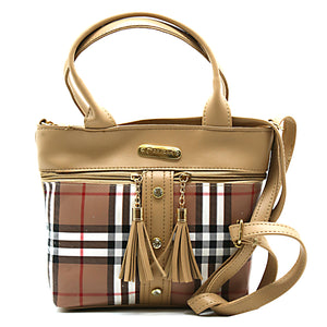 Two In One Multi Color Checks Women Sling Bag - myStore20202019
