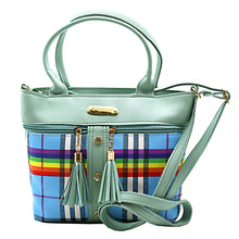 Load image into Gallery viewer, Two In One Multi Color Checks Women Sling Bag - myStore20202019
