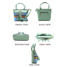 Load image into Gallery viewer, Two In One Multi Color Checks Women Sling Bag - myStore20202019
