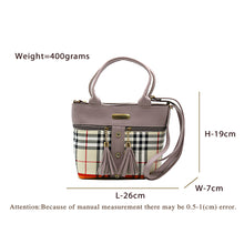 Load image into Gallery viewer, Two In One Multi Color Checks Women Sling Bag - myStore20202019
