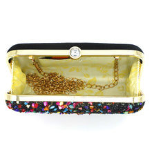 Load image into Gallery viewer, Two In One Multi Stone Frame Lock Women Clutch - myStore20202019
