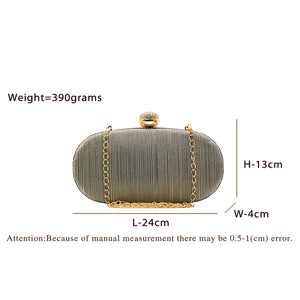 Two In One Oval Frame Women Clutch - myStore20202019