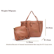 Load image into Gallery viewer, Two In One Plain Mat Ladies Purse - myStore20202019
