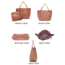 Load image into Gallery viewer, Two In One Plain Mat Ladies Purse - myStore20202019
