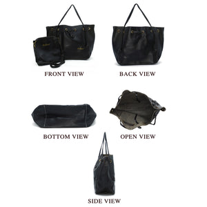 Two In One Plain Mat Ladies Purse - myStore20202019