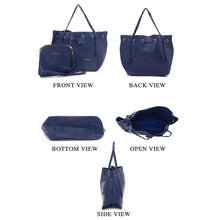 Load image into Gallery viewer, Two In One Plain Mat Ladies Purse - myStore20202019
