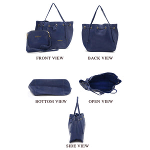 Two In One Plain Mat Ladies Purse - myStore20202019