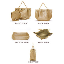 Load image into Gallery viewer, Two In One Plain Mat Ladies Purse - myStore20202019
