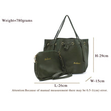 Load image into Gallery viewer, Two In One Plain Mat Ladies Purse - myStore20202019
