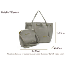 Load image into Gallery viewer, Two In One Plain Mat Ladies Purse - myStore20202019

