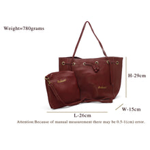 Load image into Gallery viewer, Two In One Plain Mat Ladies Purse - myStore20202019
