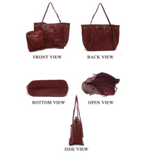 Load image into Gallery viewer, Two In One Plain Mat Ladies Purse - myStore20202019
