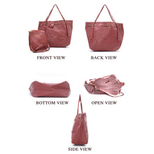 Load image into Gallery viewer, Two In One Plain Mat Ladies Purse - myStore20202019
