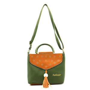 Two In One Ribbit Flap Women Sling Bag - myStore20202019