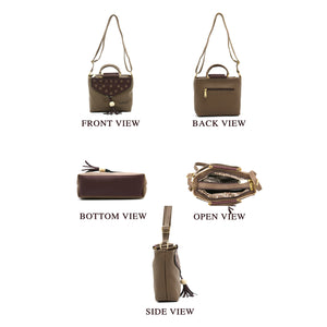 Two In One Ribbit Flap Women Sling Bag - myStore20202019