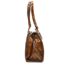 Load image into Gallery viewer, Two In One Single Zip Plain Jelly Finish Ladies HandBag - myStore20202019
