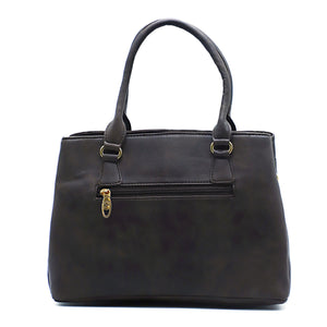 Two In One Single Zip Three Compartment Ladies HandBag - myStore20202019