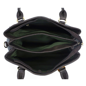 Two In One Single Zip Three Compartment Ladies HandBag - myStore20202019