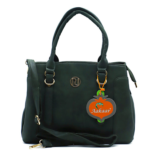 Two In One Single Zip Three Compartment Ladies HandBag - myStore20202019