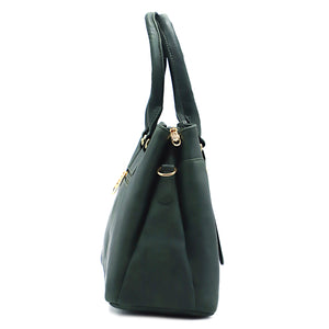 Two In One Single Zip Three Compartment Ladies HandBag - myStore20202019