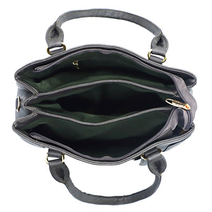 Two In One Single Zip Three Compartment Ladies HandBag - myStore20202019