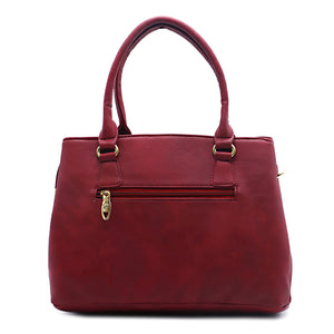 Two In One Single Zip Three Compartment Ladies HandBag - myStore20202019