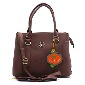Two In One Single Zip Three Compartment Ladies HandBag - myStore20202019
