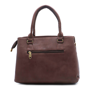 Two In One Single Zip Three Compartment Ladies HandBag - myStore20202019