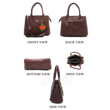 Load image into Gallery viewer, Two In One Single Zip Three Compartment Ladies HandBag - myStore20202019
