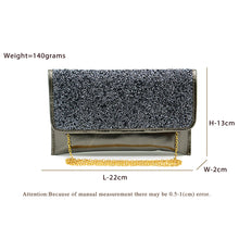 Load image into Gallery viewer, Two In One Small Glass Flap Envelope Women Clutch - myStore20202019

