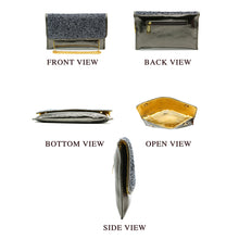 Load image into Gallery viewer, Two In One Small Glass Flap Envelope Women Clutch - myStore20202019
