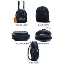 Load image into Gallery viewer, Two In One Specs Print Double Zip Printed Girls BackPack - myStore20202019
