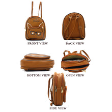 Load image into Gallery viewer, Two In One Specs Print Double Zip Printed Girls BackPack - myStore20202019
