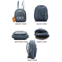Load image into Gallery viewer, Two In One Specs Print Double Zip Printed Girls BackPack - myStore20202019
