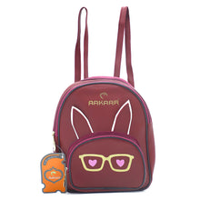 Load image into Gallery viewer, Two In One Specs Print Double Zip Printed Girls BackPack - myStore20202019
