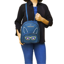 Load image into Gallery viewer, Two In One Specs Print Double Zip Printed Girls BackPack - myStore20202019
