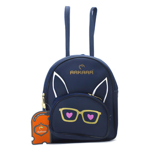 Two In One Specs Print Double Zip Printed Girls BackPack - myStore20202019