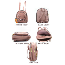 Load image into Gallery viewer, Two In One Specs Print Double Zip Printed Girls BackPack - myStore20202019
