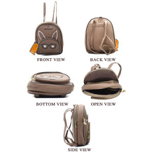 Load image into Gallery viewer, Two In One Specs Print Double Zip Printed Girls BackPack - myStore20202019
