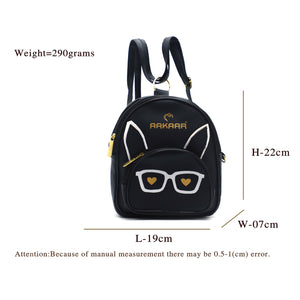 Two In One Specs Print Girls BackPack - myStore20202019