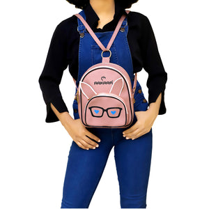 Two In One Specs Print Girls BackPack - myStore20202019