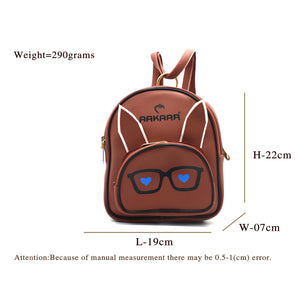 Two In One Specs Print Girls BackPack - myStore20202019