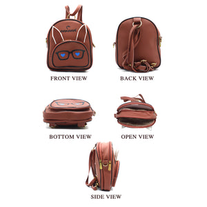 Two In One Specs Print Girls BackPack - myStore20202019