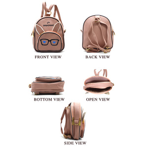 Two In One Specs Print Girls BackPack - myStore20202019