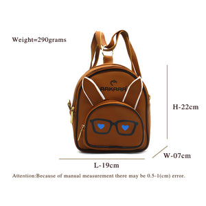 Two In One Specs Print Girls BackPack - myStore20202019