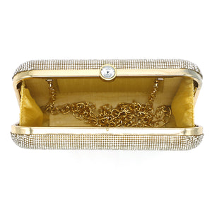 Two In One Stone Beads Frame Women Clutch - myStore20202019